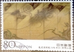 Stamps Japan -  Scott#3416 intercambio, 0,90 usd, 80 y. 2012
