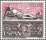 Stamps Spain -  ESPAÑA 1968 1878 Sello Nuevo Turistica El Doncel Catedral de Sigüenza Guadalajara