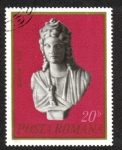 Stamps Romania -  Busto de la diosa Isis, siglo I, Constanza
