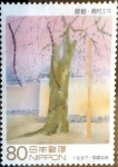 Stamps Japan -  Scott#2562 intercambio, 0,40 usd, 80 y. 1997