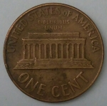 monedas de America - Estados Unidos -  1965 - one cent