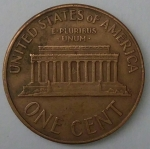 monedas de America - Estados Unidos -  1965 - one cent