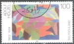 Stamps Germany -  Pinturas contemporáneas,de Adolf Hölzel.