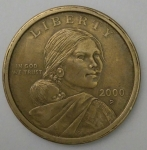 monedas de America - Estados Unidos -  2000 - P 1 dollar