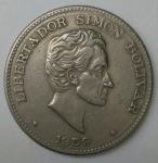 monedas de America - Colombia -  1959 - 50 centavos