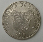 monedas de America - Colombia -  2010 error 50 pesos