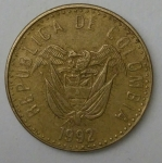 monedas de America - Colombia -  1992 - 20 pesos