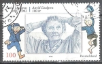 Stamps Germany -  Cent del nacimiento de Astrid Lindgren,escritor con carácter de libro para niños. 