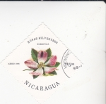 Stamps : Africa : Nicaragua :  Flor-rosas silvestres