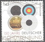 Stamps Germany -  150 años de la Federación Alemana de tiro.