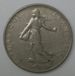 monedas de Europa - Francia -  1964 - 1 franco