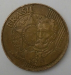 monedas de America - Brasil -  2009 - 25 centavo