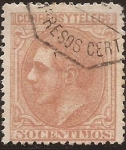 Stamps Spain -  Alfonso XII  1879  50 cents
