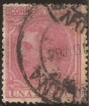 Stamps Spain -  Alfonso XII  1879  1 pta