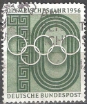 Stamps Germany -  Año Olímpico 1956.