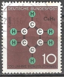 Stamps Germany -  100 años de fórmula benceno.