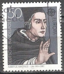 Stamps Germany -  Europa-CEPT.Albertus Magnus, sacerdote, obispo y Doctor de la Iglesia.