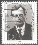 Stamps Germany -  50a muerte Anniv. Del reverendo Paul Schneider.