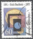Sellos de Europa - Alemania -  Nacimiento Centenario de Erich Buchholz (artista). 