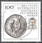 Stamps Germany -  800 años de la Orden Alemana.