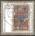 Stamps Germany -  Navidad 1987.