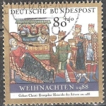 Stamps Germany -  Navidad 1988.