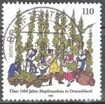 Sellos de Europa - Alemania -  1100 años de cultivo de lúpulo en Alemania. 