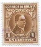 Stamps Bolivia -  Presidente Hernando Siles