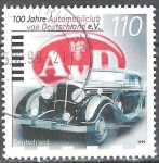 Sellos del Mundo : Europa : Alemania : 100 años Automóvil Club de Alemania,(AVD).