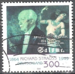Sellos de Europa - Alemania -  50a muerte Anniv de Richard Strauss (compositor).