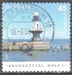 Sellos de Europa - Alemania -  Faro Brunsbüttel, Mole 1 (Kiel Canal).