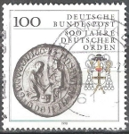 Stamps Germany -  800 años de la Orden Alemana.