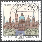 Stamps Germany -  750 años Hannover.