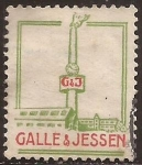 Stamps Denmark -  Sello publicitario  1933  Galle&Jessen