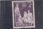 Sellos de Oceania - Australia -  Christmas,58