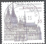 Stamps Germany -  Patrimonio de la Humanidad por la UNESCO, la catedral de Colonia.