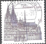 Stamps Germany -  Patrimonio de la Humanidad por la UNESCO, la catedral de Colonia.
