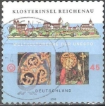 Stamps Germany -  Patrimonio de la Humanidad por la Unesco, la isla monasterio de Reichenau.