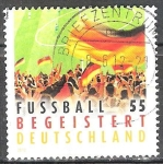 Stamps Germany -  Entusiasmo del fútbol alemán.