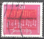Stamps Germany -  300a Aniv de la muerte de Heinrich Schütz (compositor).