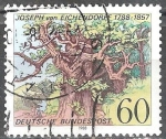 Stamps Germany -  Bicentenario aniv del nacimiento de Joseph Eichendorff,escritor.