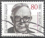 Sellos de Europa - Alemania -  Centenario del nacimiento de Karl Barth (teólogo).