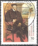 Stamps Germany -  Tesoros de los Museos Alemanes.Emperador Carlos V., pintura de Tizian.