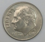 monedas de America - Estados Unidos -  2007 D one dime