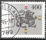 Stamps : Europe : Germany :  800 aniversario de Enrique el León Duque de Baviera y Sajonia.