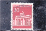 Stamps Germany -  puerta de Brandenburgo