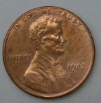 monedas de America - Estados Unidos -  1982 one cent