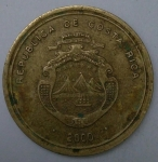 monedas de America - Costa Rica -  2000 - 100 colones