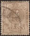 Stamps Spain -  Alfonso XIII  1920  2 cents