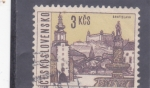 Sellos de Europa - Checoslovaquia -  panorámica de Bratislava